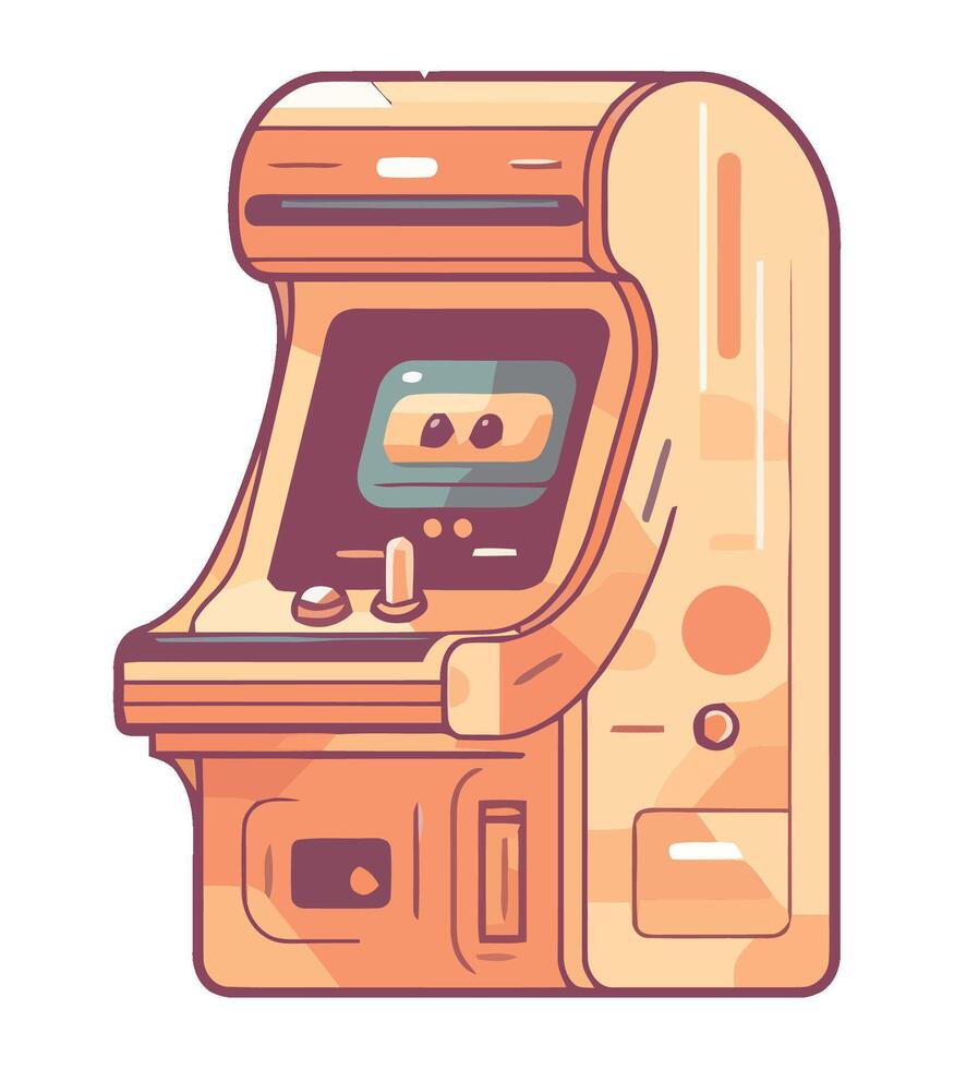 classic game machine casino icon isolated vector