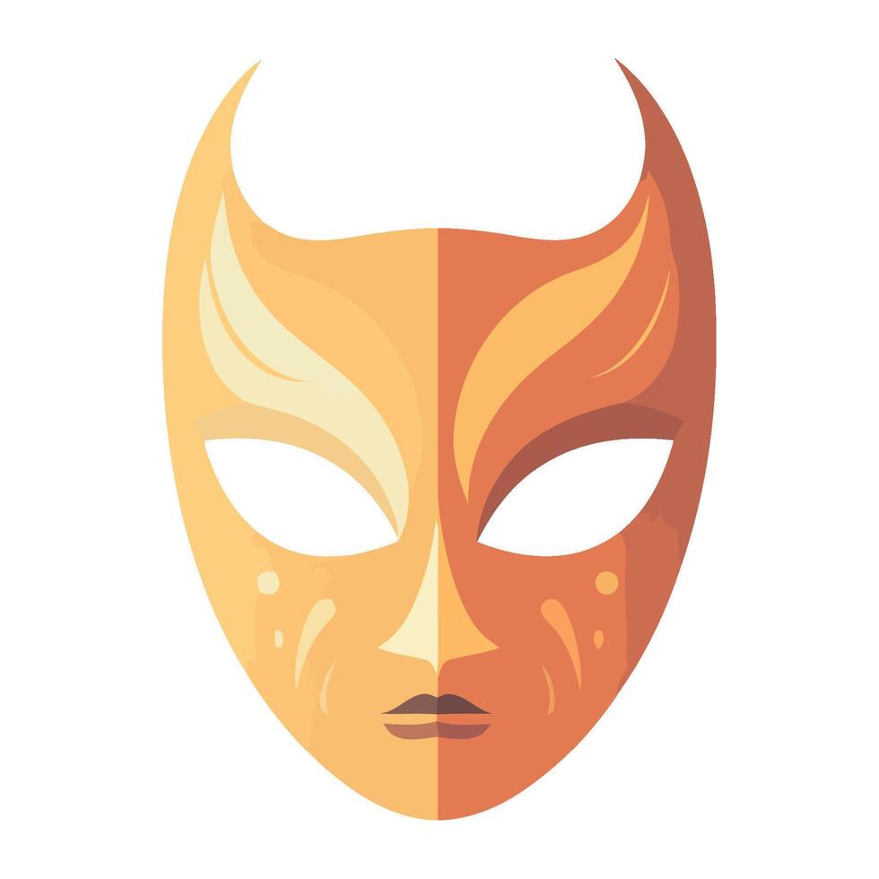 Spooky devil costume adds humor to celebration isolated vector