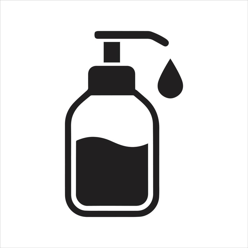 Hand soap icon. Hand wash. Hand sanitizer icon vector