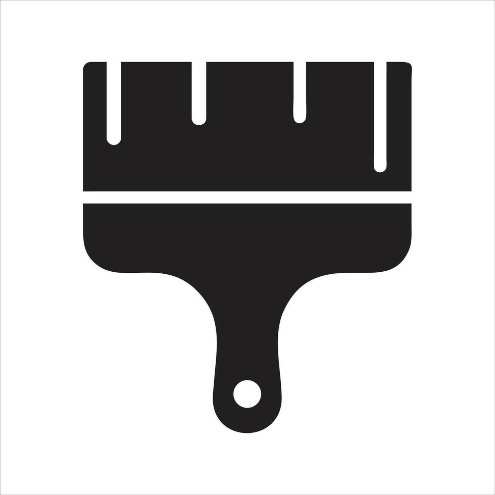 Paint brush icon. Brush icon vector
