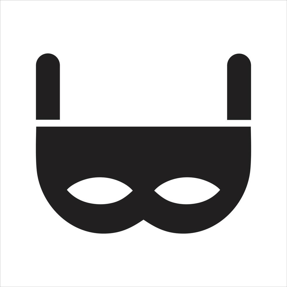 Eye mask icon. Sleeping mask icon vector