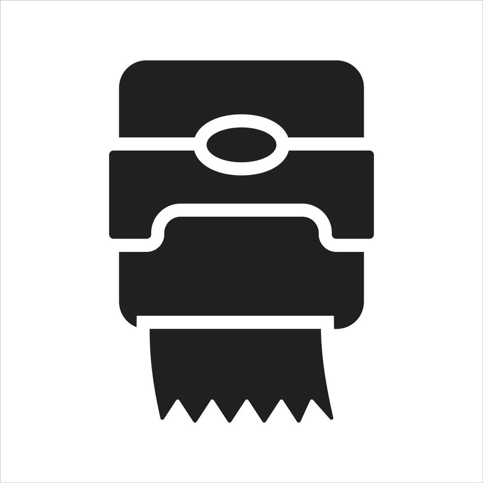 Paper towel dispenser icon vector