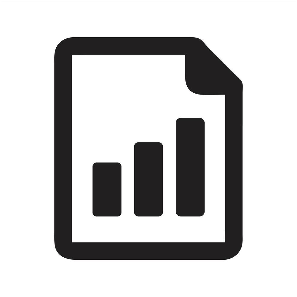 Business report icon. Audit and analysis icon vector