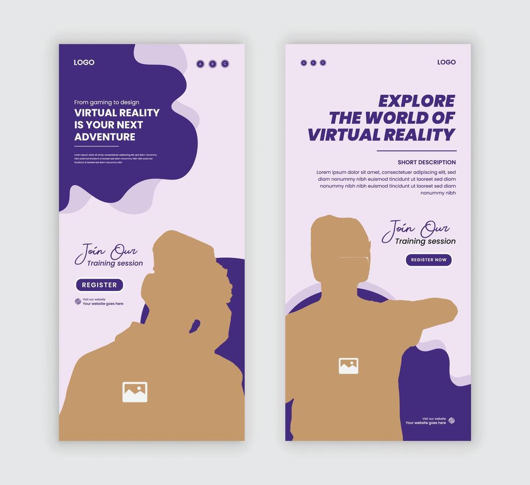 A Dl poster for the future is in the future technology vector