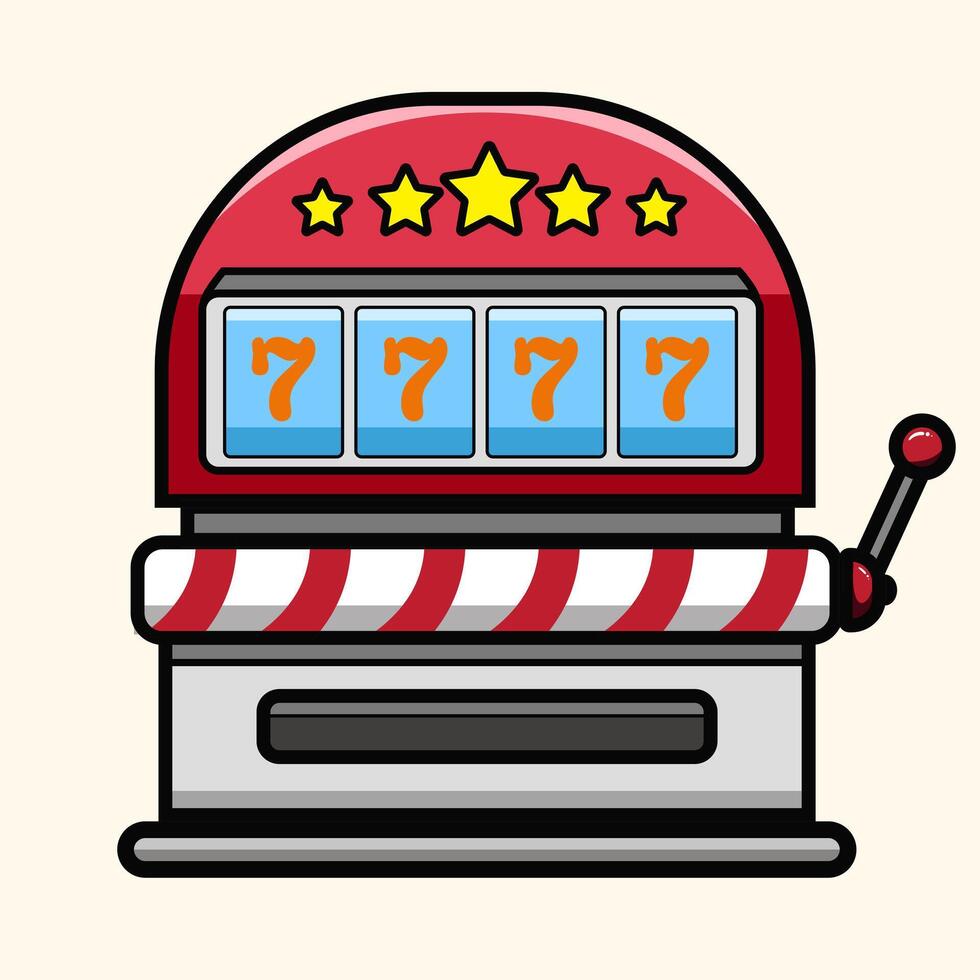 Winner slots machine casino, jackpot fortune. Gold Slot Machine, jackpot dollar bonus, splash coins for ui game. Banner win bet gambling machine for design. vector