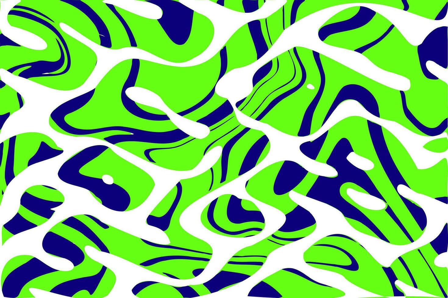 Abstract grunge texture with water green fluid stains. Marble Swirls Geometric Stripes Creative background with blots. Decorative design with marble effect. vector
