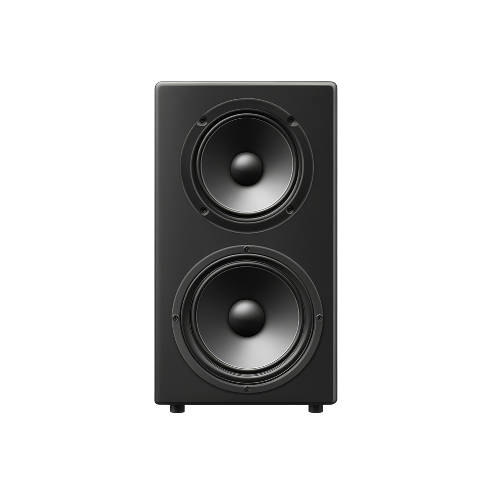 High-quality audio speaker isolated on a transparent background for showcase purposes, audio speaker isolated on transparent background png