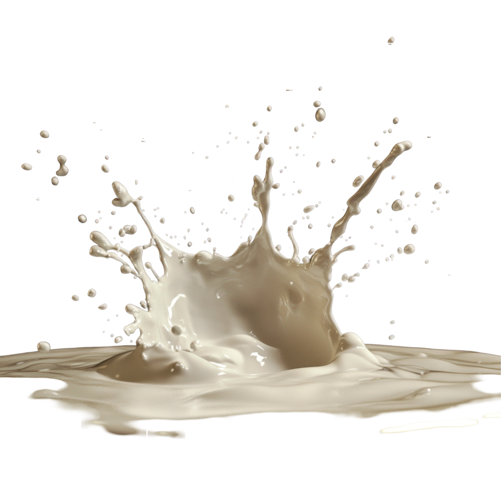 Curved splash of milk against a dark background creating dynamic water droplets at an artistic angle, Curve milk splash png