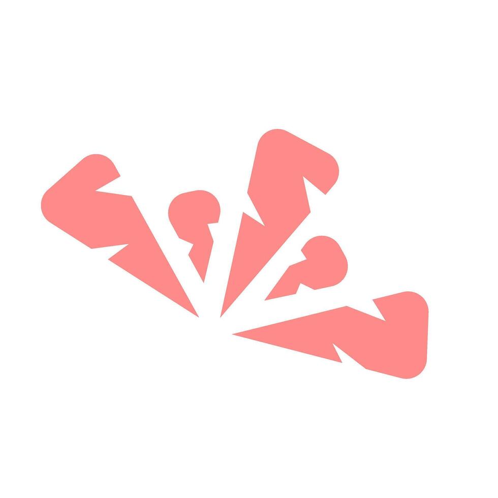 pink surprise line. pop surprise line vector