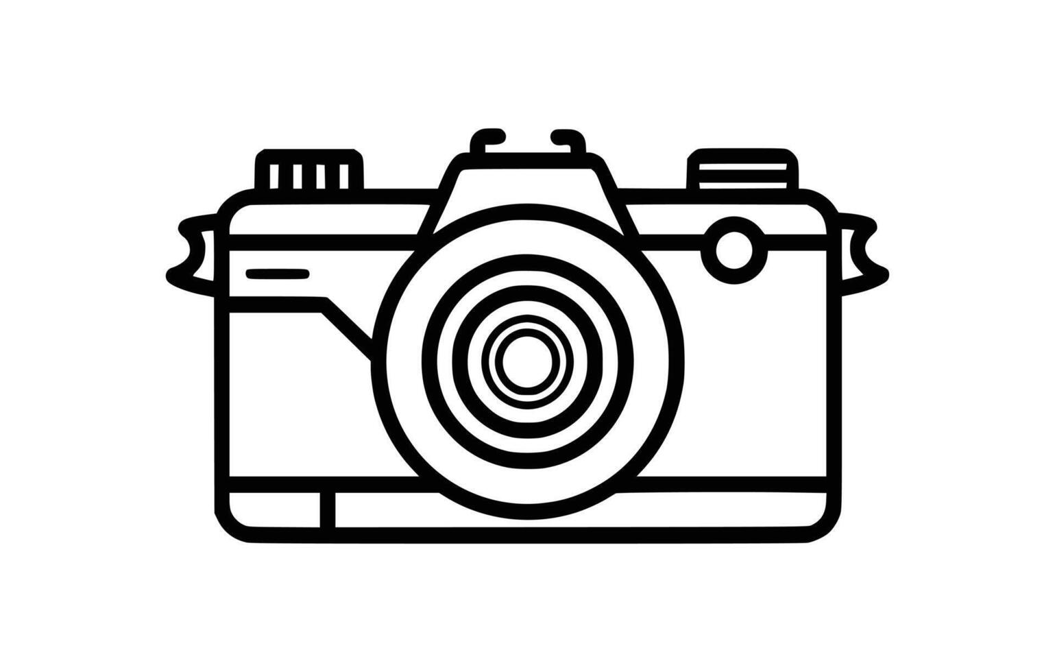 camera icon or logo isolated sign symbol illustration vector