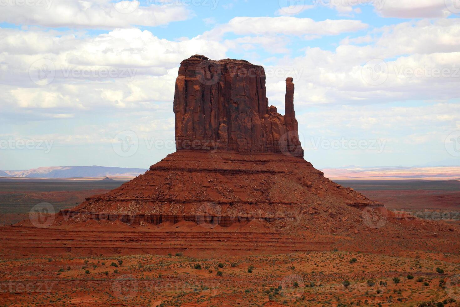 Monument Valley USA. Photo in sunny weather