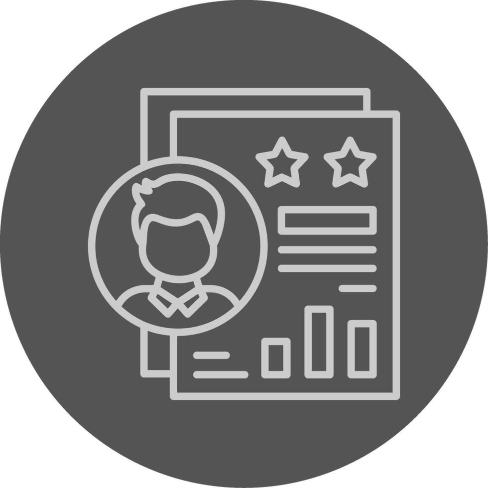 Recruitment Outline Style Icon vector