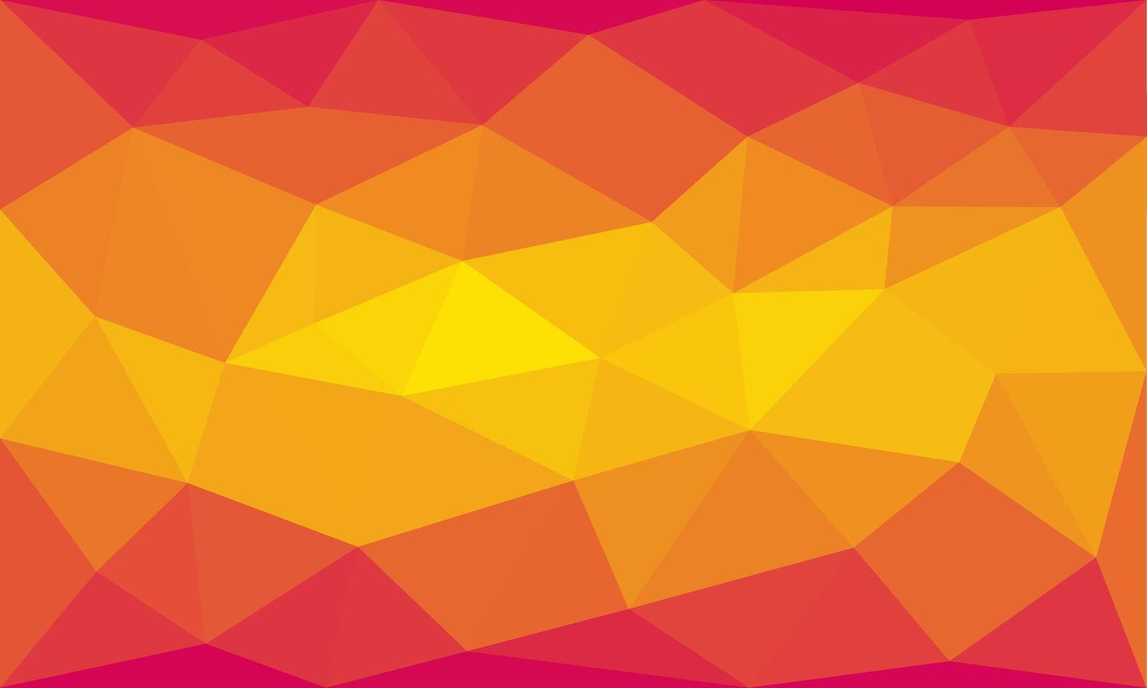 Abstract geometric triangle pattern background. Modern low polygon shapes with pink and yellow gradient texture vector