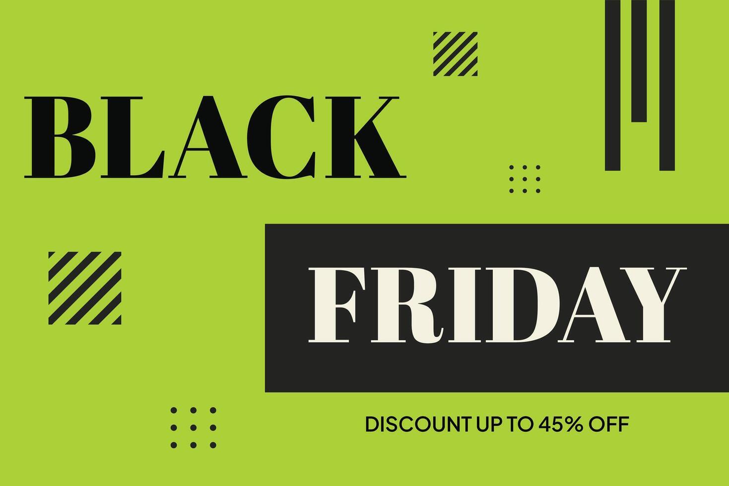simple green background for black friday vector