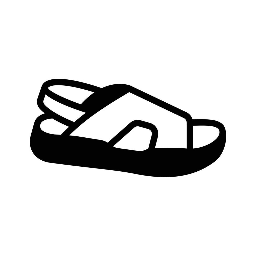 Get this amazing icon of sandal in modern style vector