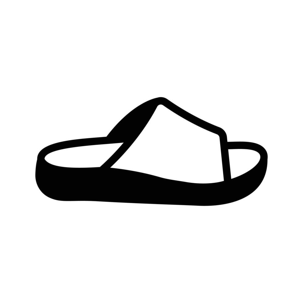 Get this amazing icon of chappal in modern style vector