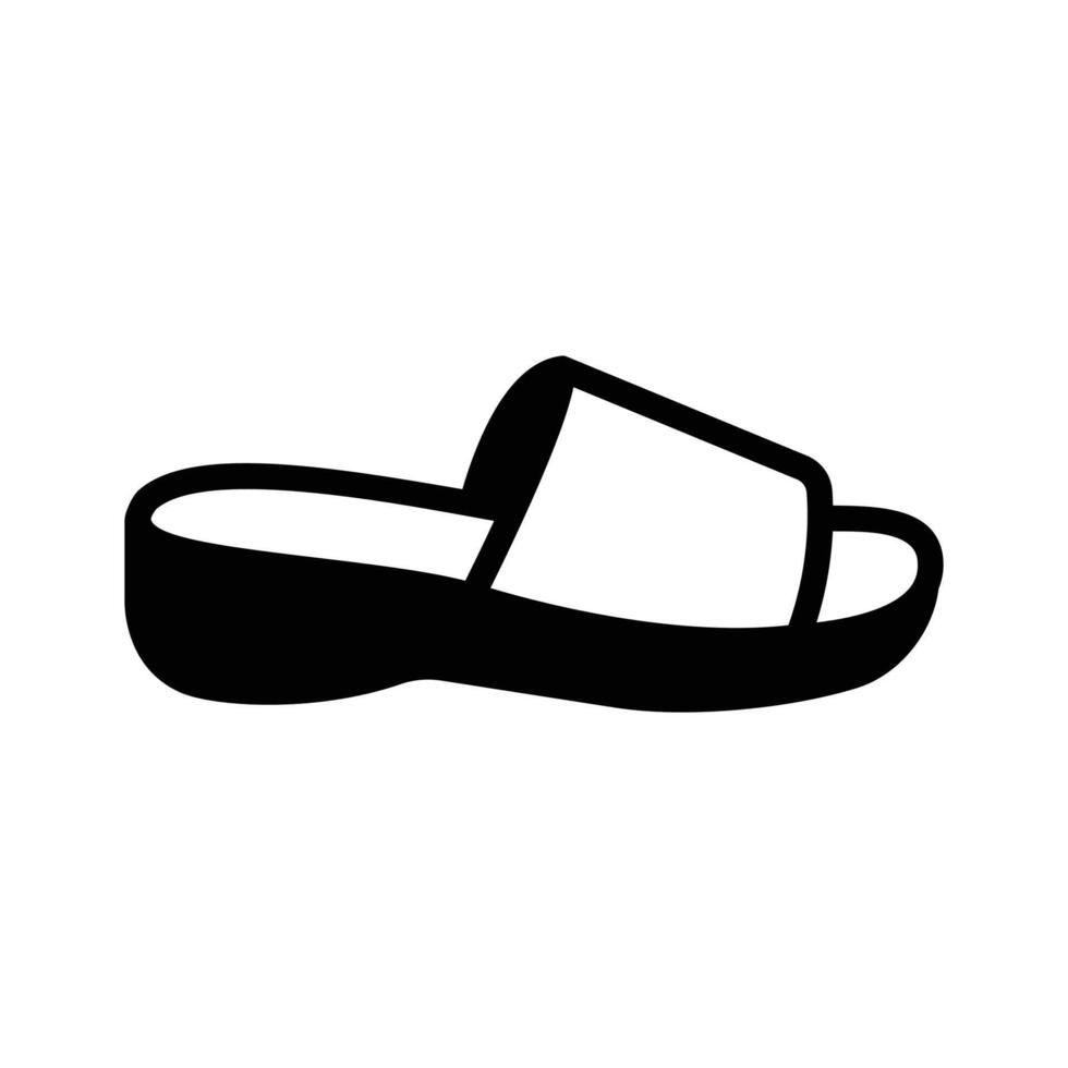 Get this amazing icon of chappal in modern style vector