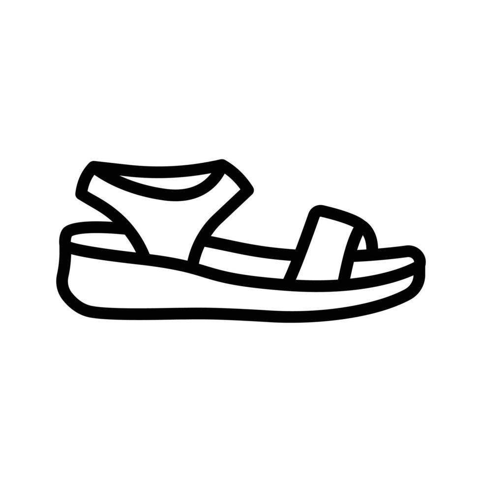 Get this amazing icon of sandal in modern style vector