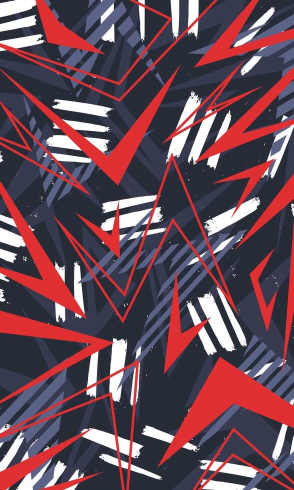 Abstract pattern background for sublimation sports jersey vector