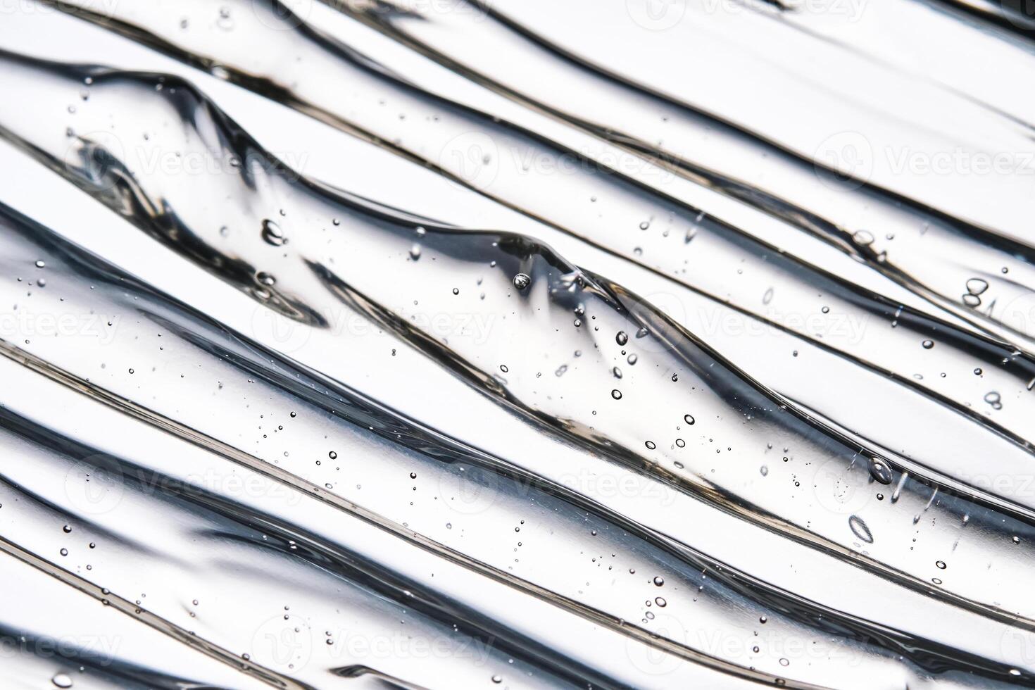 Texture of the hair gel or hyaluronic gel for the face. photo