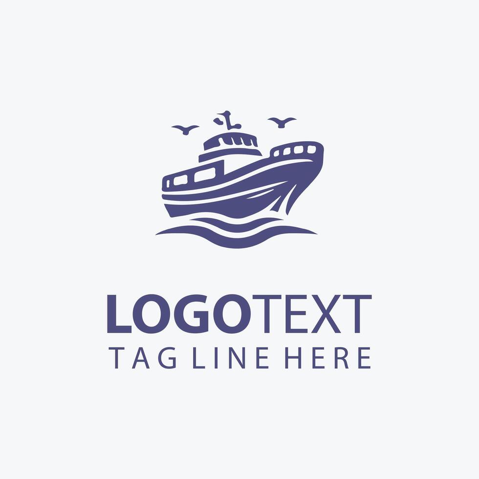 Sailor's Delight boat logo vector