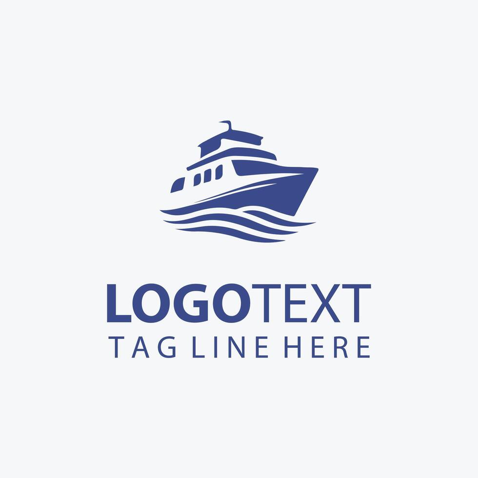 Sail Away Forever Boat Logo vector