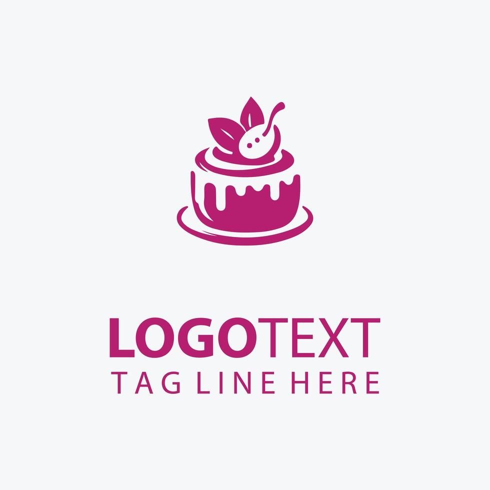 Frosted Slice cake vector