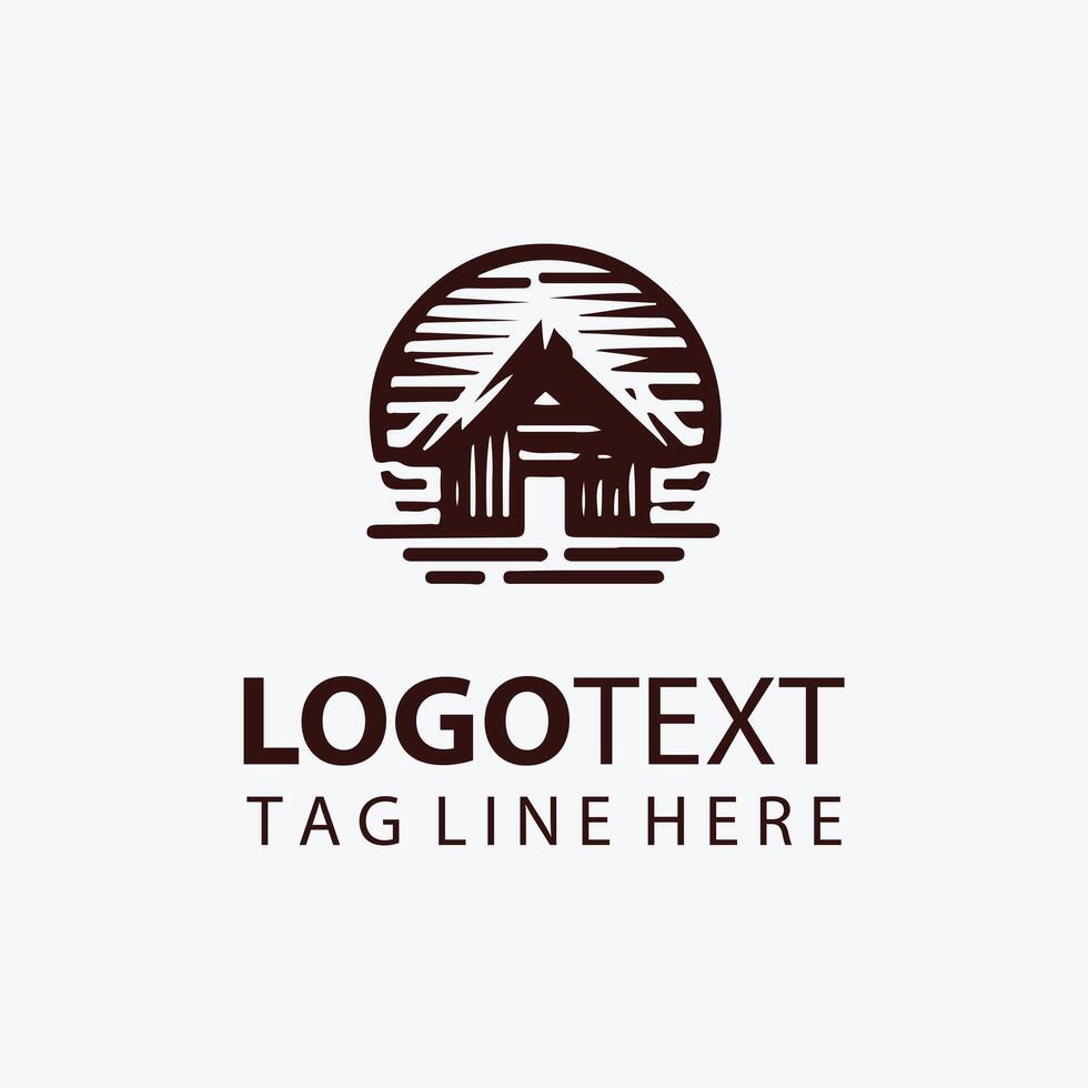 Forest Escape Hut vector