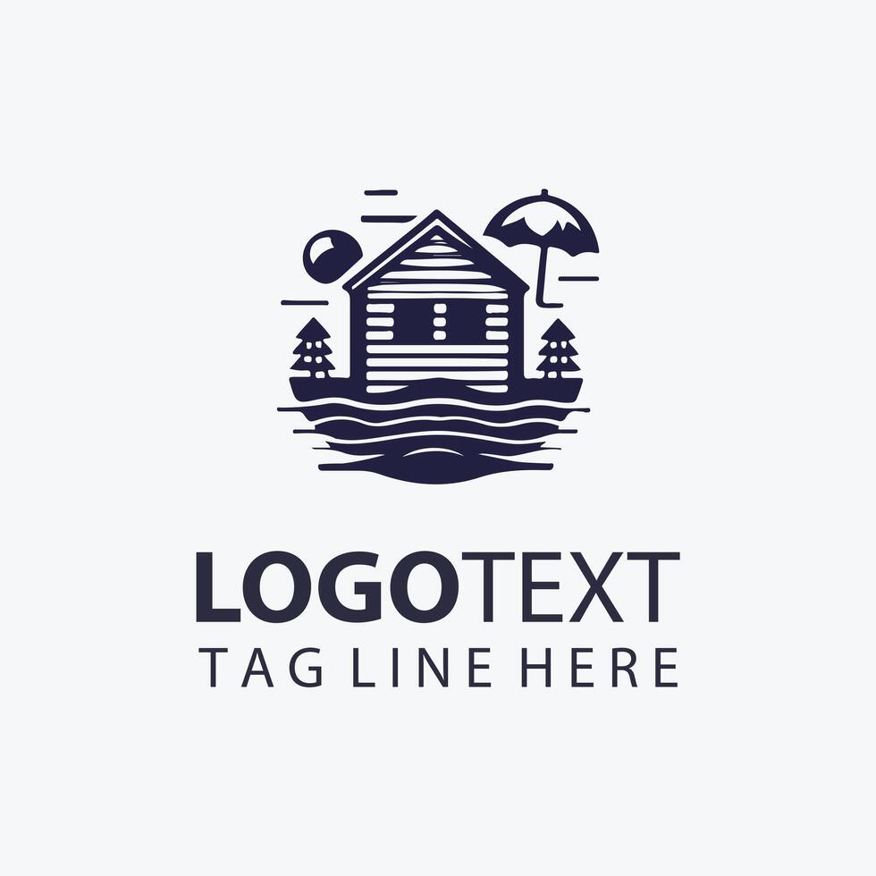 Horizon Retreat Hut vector