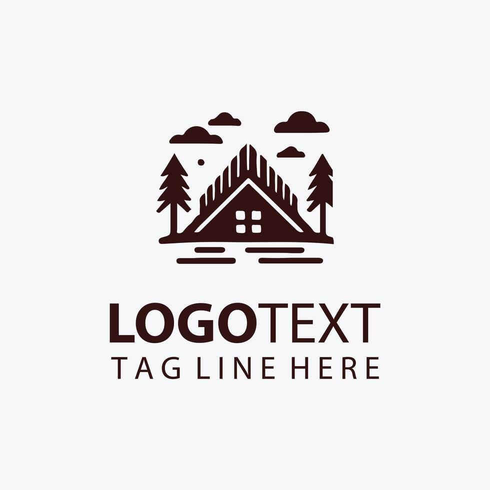 The Lodge Hut vector