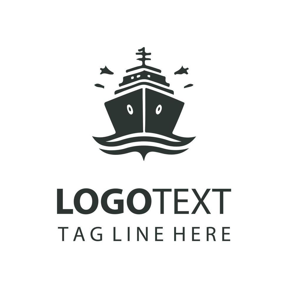 Coastal Dawn ship logo vector