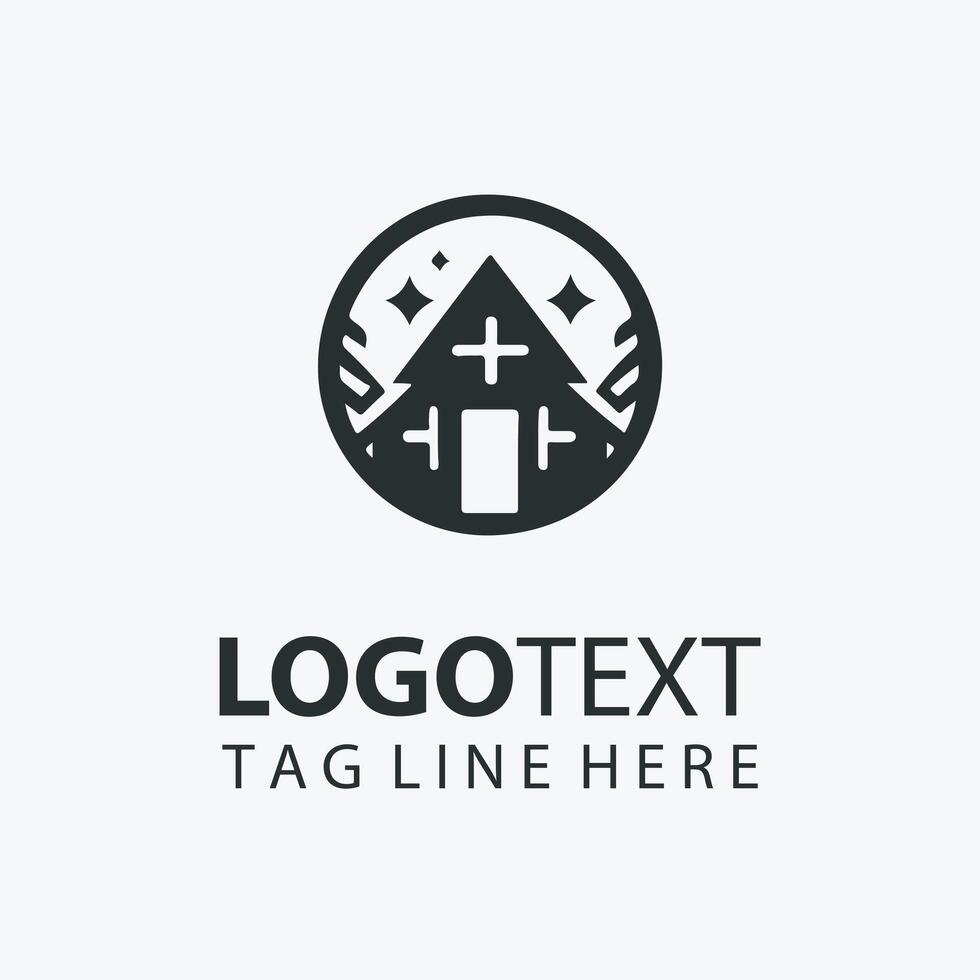 The Hut Lodge logo vector