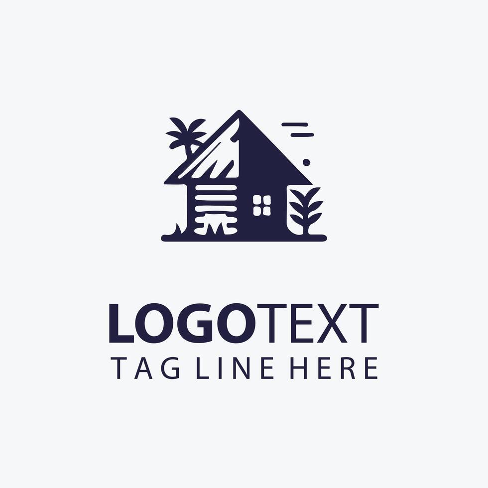 Firelight Hut logo vector