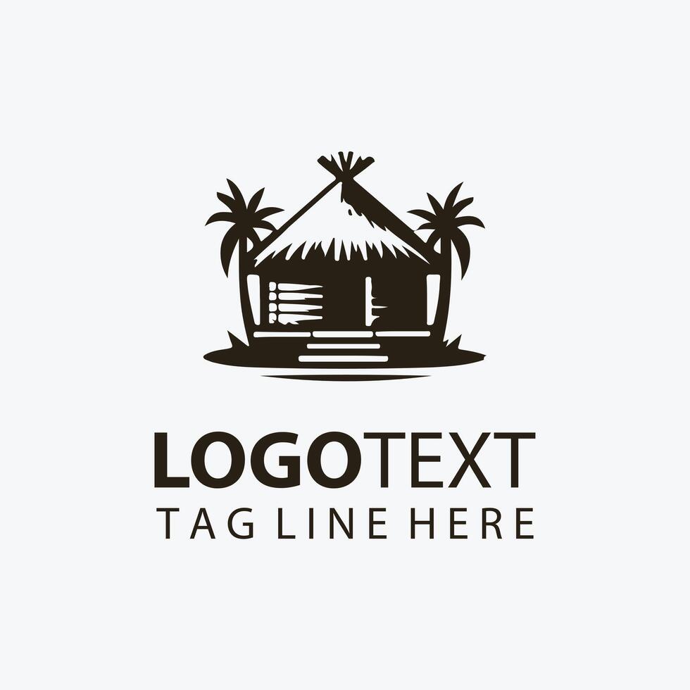 The Hut Escape logo vector