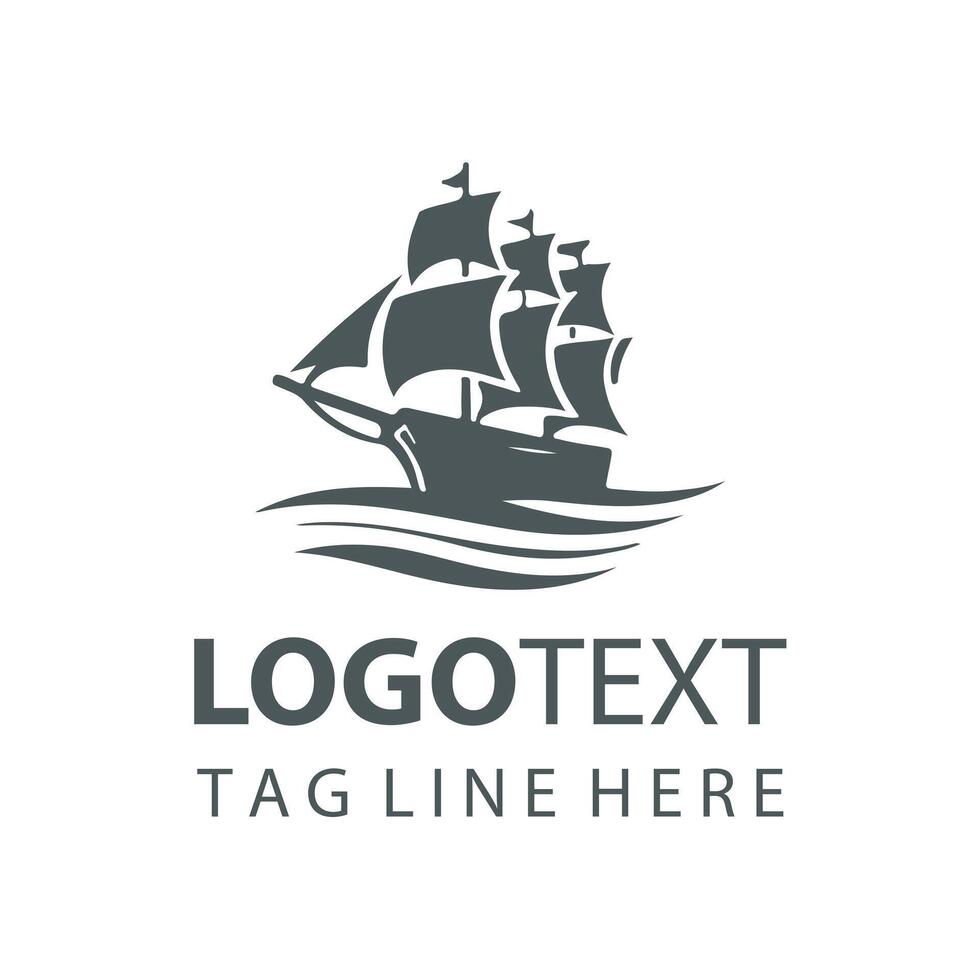 Galleons Pride ship logo vector