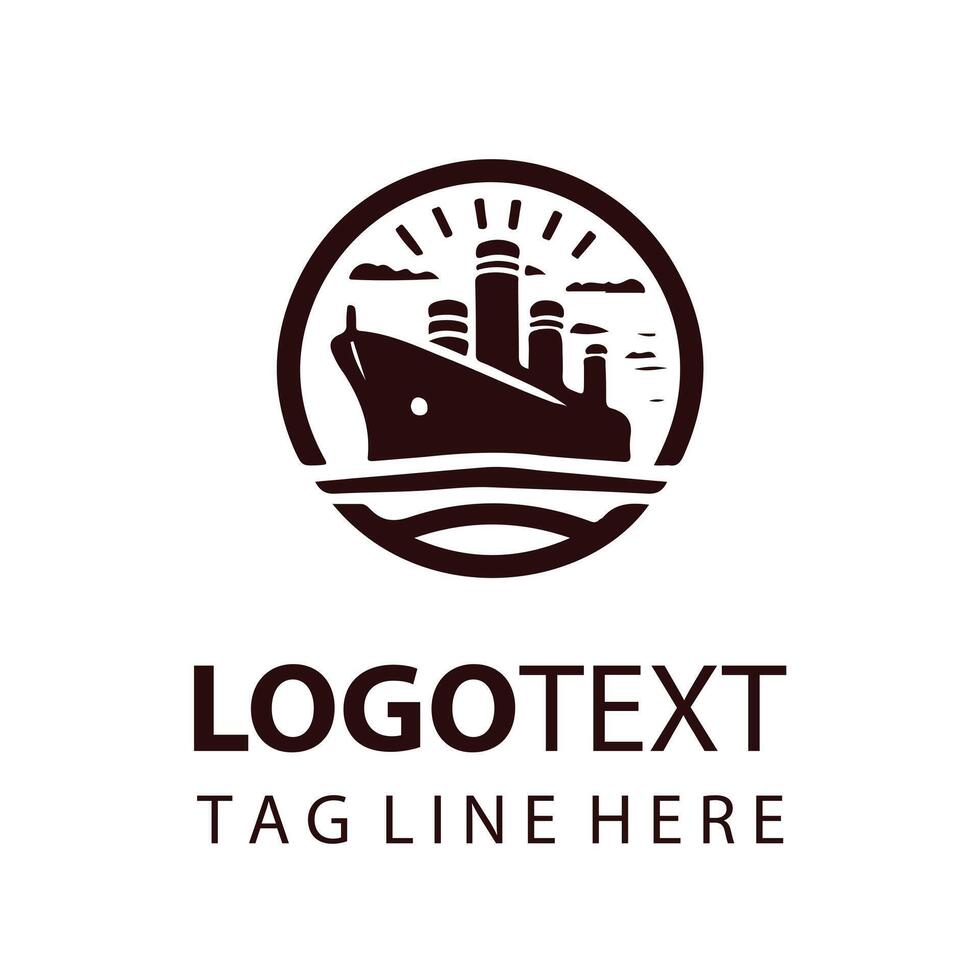 Sea Sovereign ship logo vector