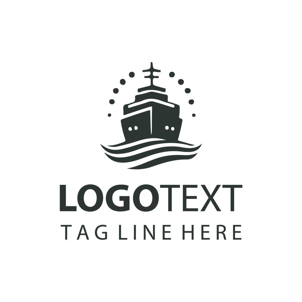 Seraphic Sail ship logo vector