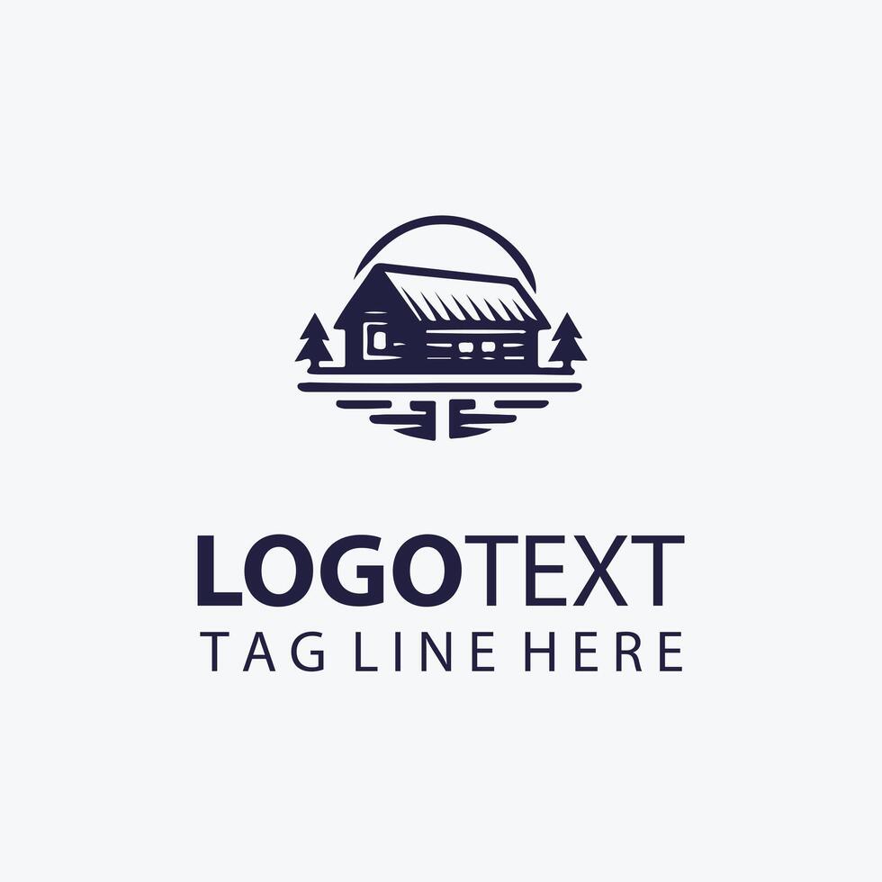 Moonlight Hut logo vector