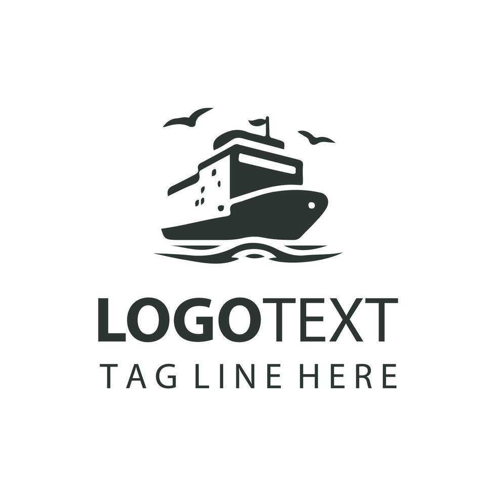 Neptunes Grace Ship Logo vector