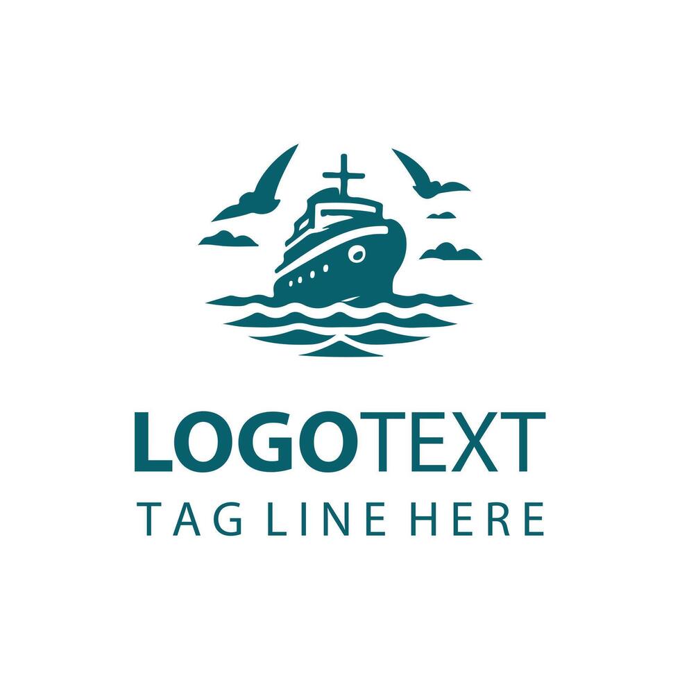 Star farer Ship Logo vector