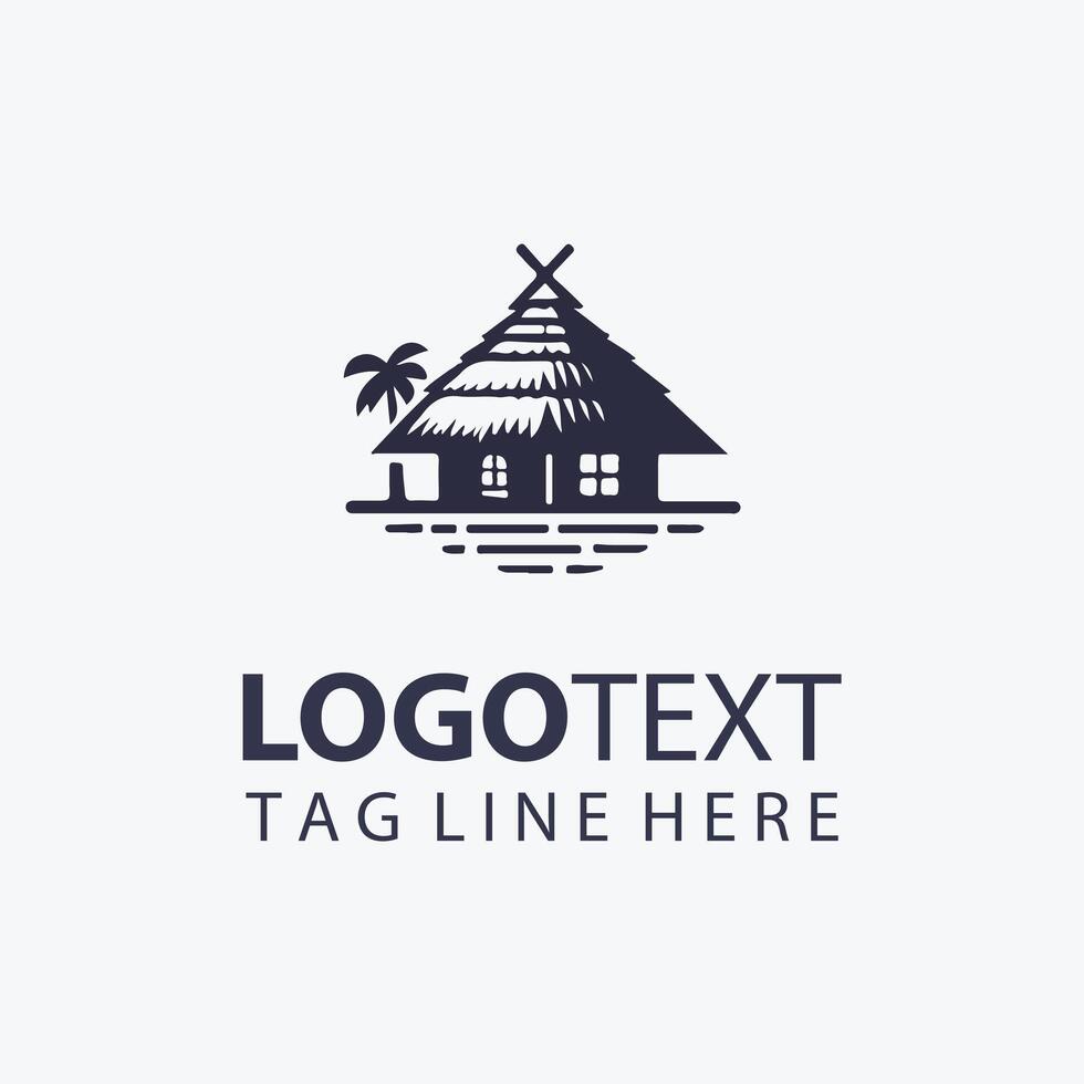 Oasis Hut logo vector