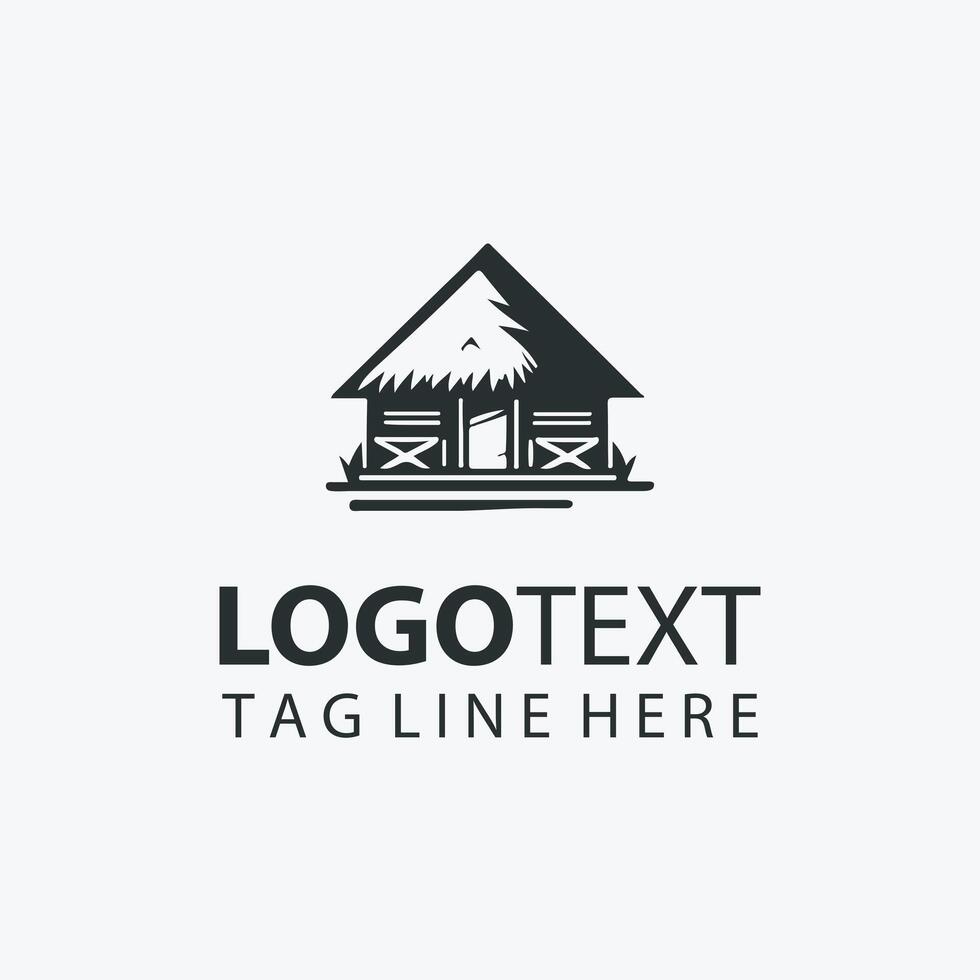 The Hut Escape logo vector