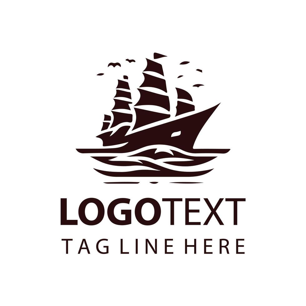 Silver Mirage Ship Logo vector