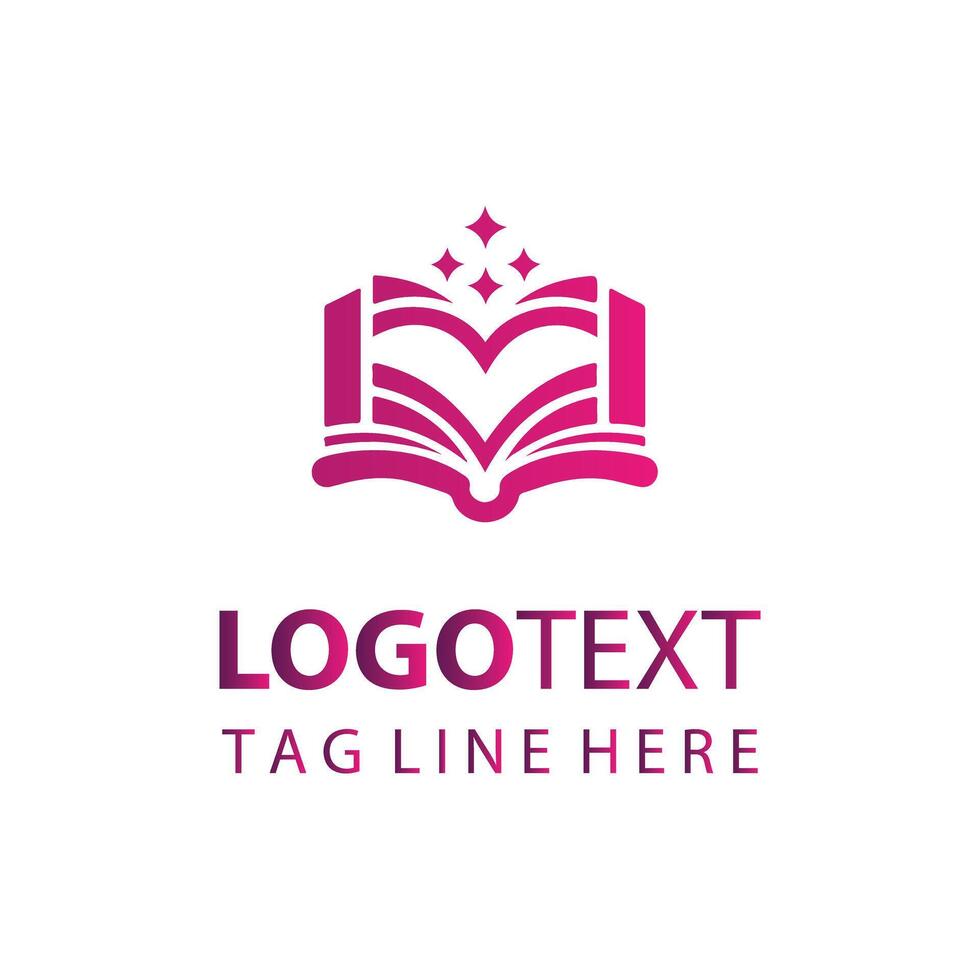 Educational Embrace book logo vector