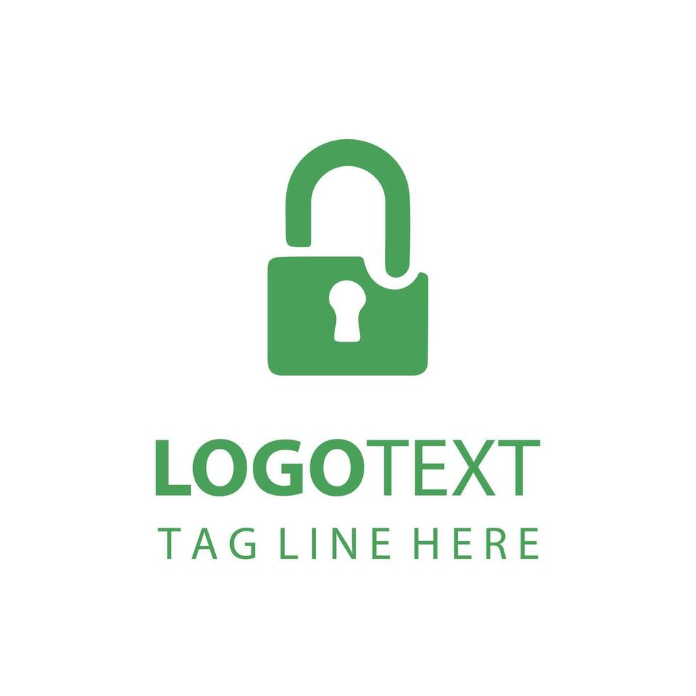 Security Services Lock Logo Design vector