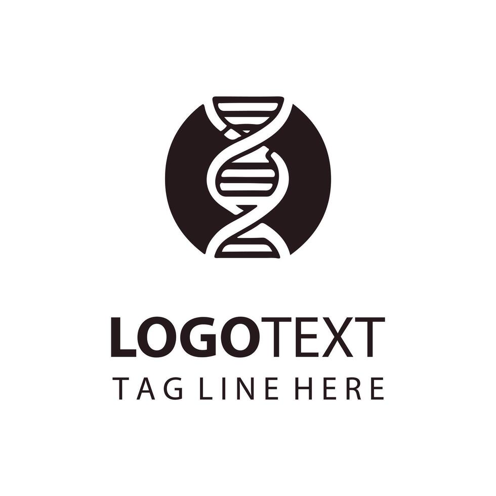 Gene Vault DNA Logo vector