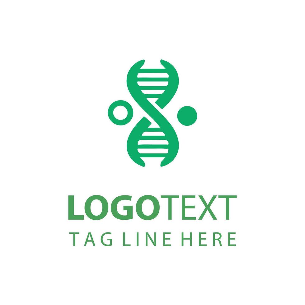 Gene Stream DNA Logo vector