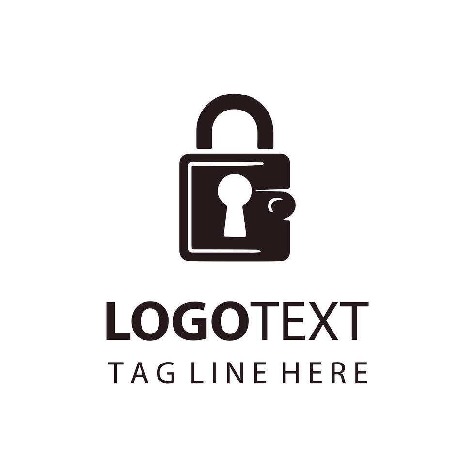 Security Lock Logo Design vector