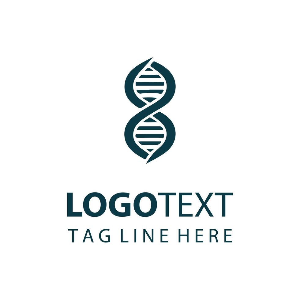 Genetic Pulse DNA Logo vector