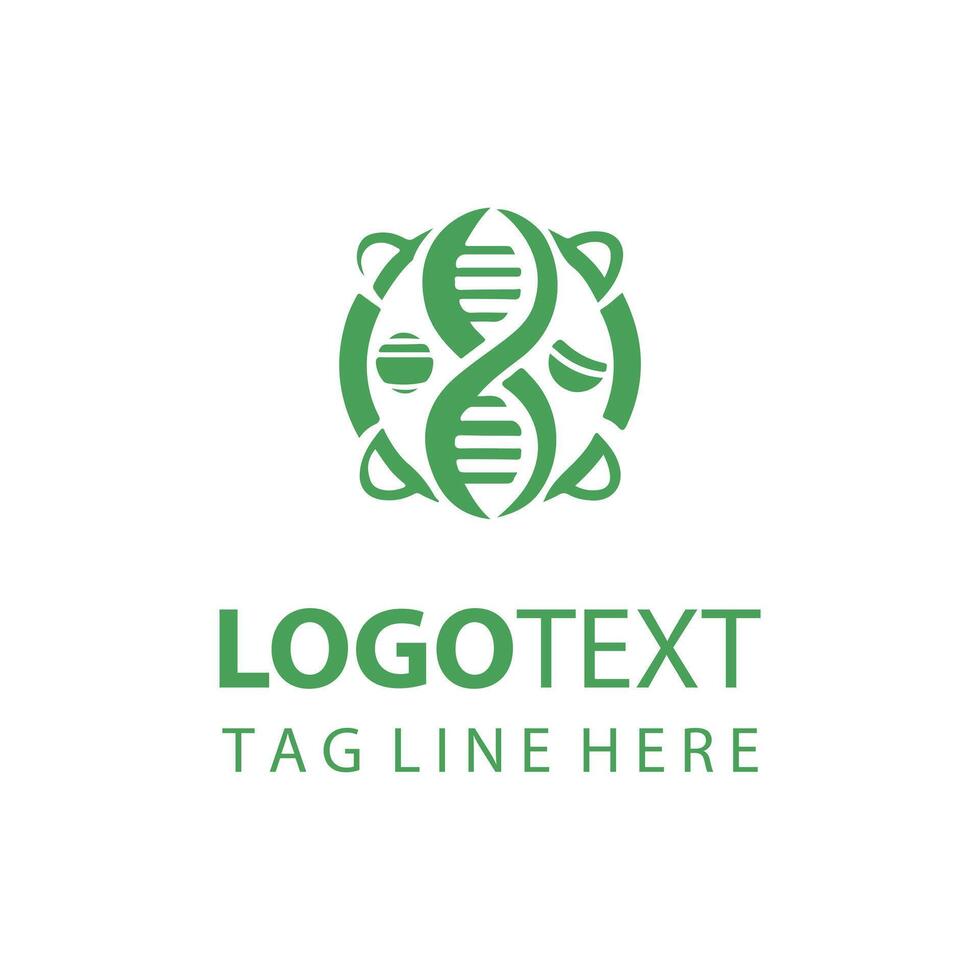 The Molecular Memory of Life in DNA logo vector